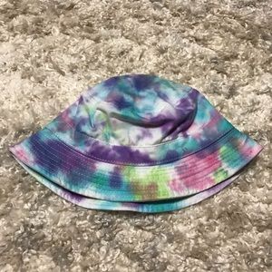 Tie dye cotton bucket hat